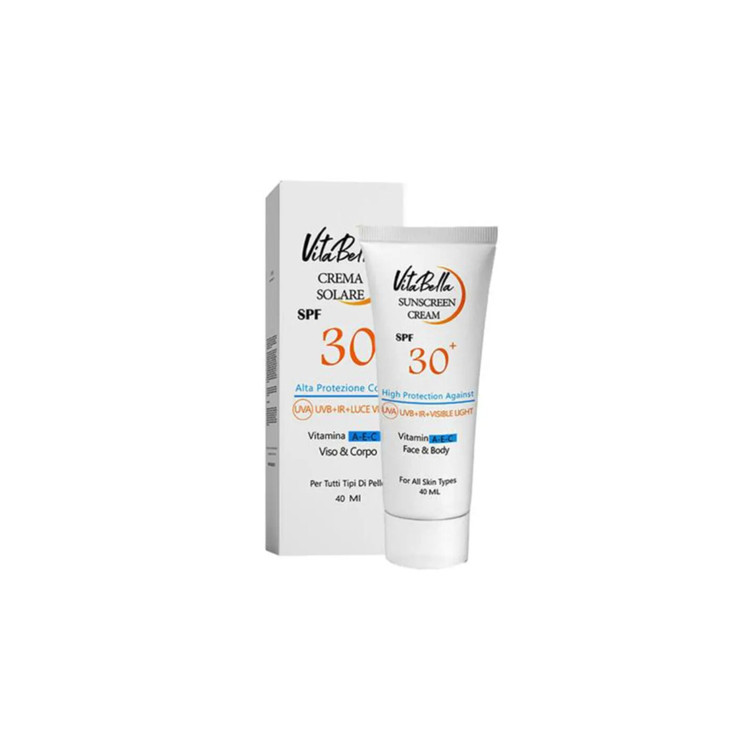 کرم ضد آفتاب بی رنگ ویتابلا 40ml ضد لک بدون رد سفیدی