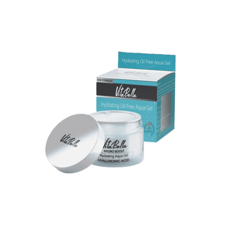 ژل کرم آبرسان ویتابلا اصل 50ml حاوی هیالورونیک اسید و فاقد چربی