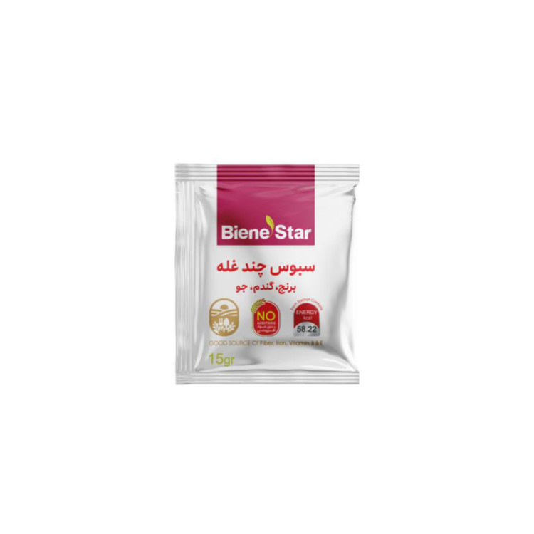 سبوس چند غله بیز 400 گرم فیبر غذایی گندم جو و برنج