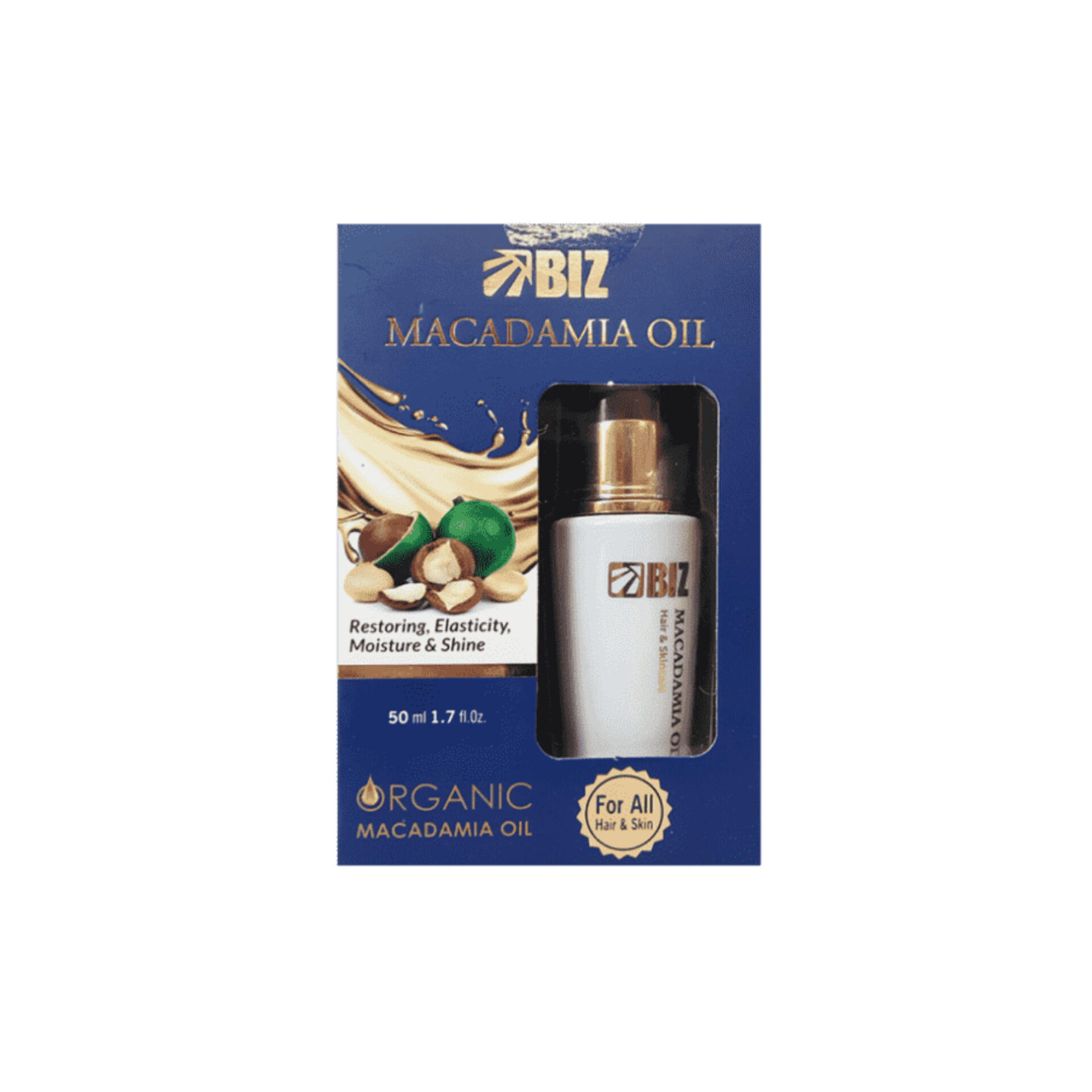 روغن ماکادمیا خالص بیز 50 میل