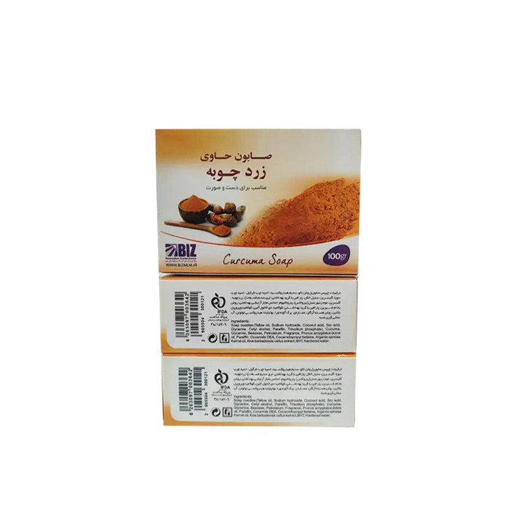 صابون دست و صورت زردچوبه دکتر بیز ضد جوش و التهاب