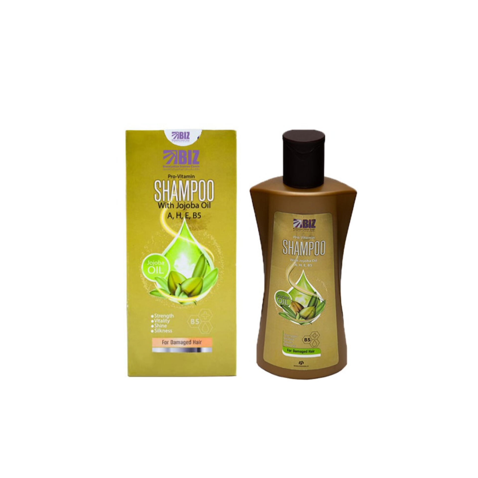 شامپو روغن جوجوبا دکتر بیز تغذیه عمیق و درخشندگی طبیعی